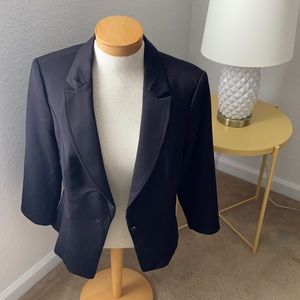 WHBM black jacket size14